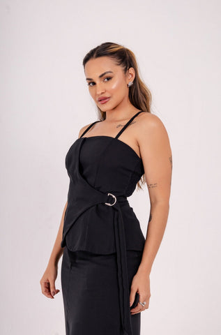 BLUSA PEPLUM TRANSPASSE