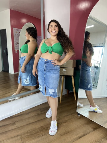 CROPPED ALÇA AMARRAÇÃO VISCOSE
